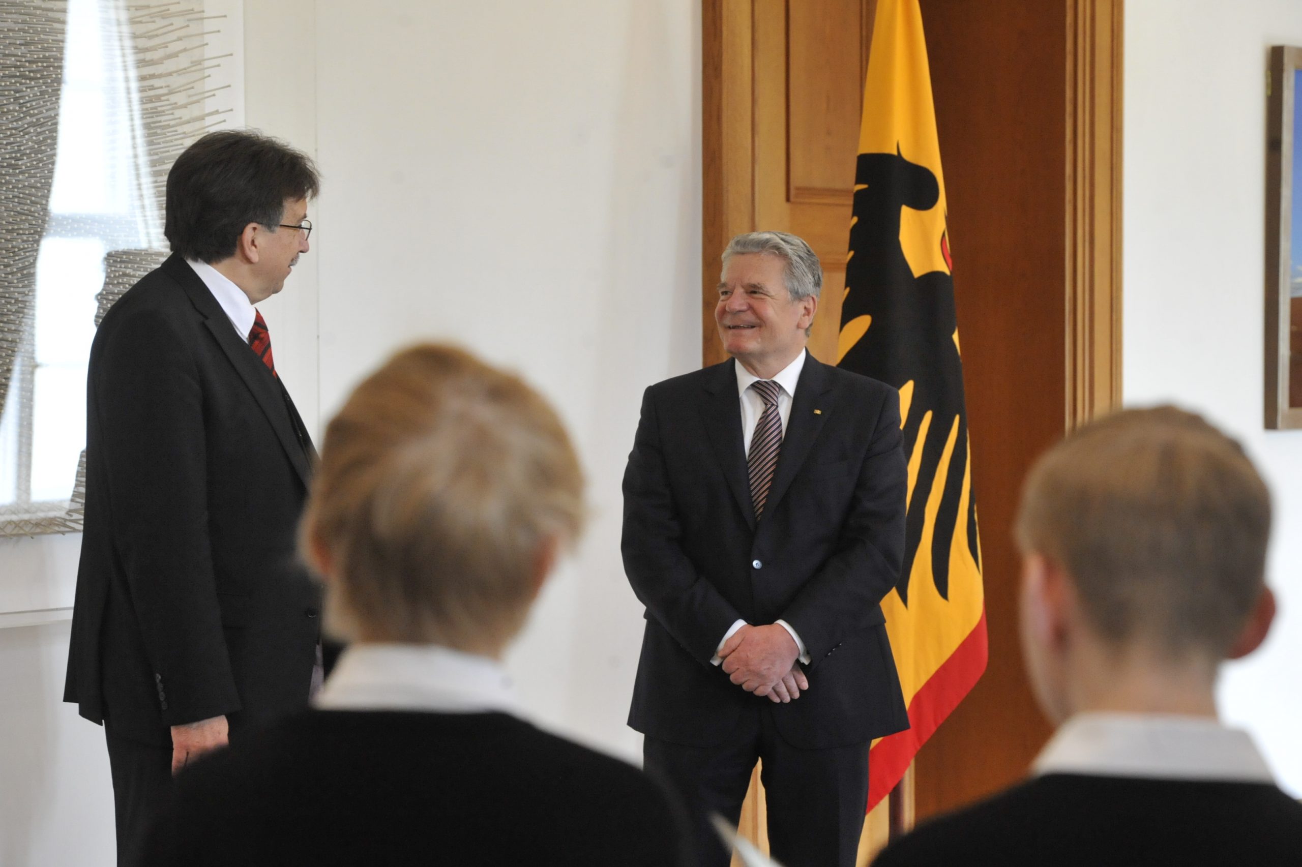 Empfang bei Bundespräsident Joachim Gauck im Schloss Bellevue in Berlin, 2012.