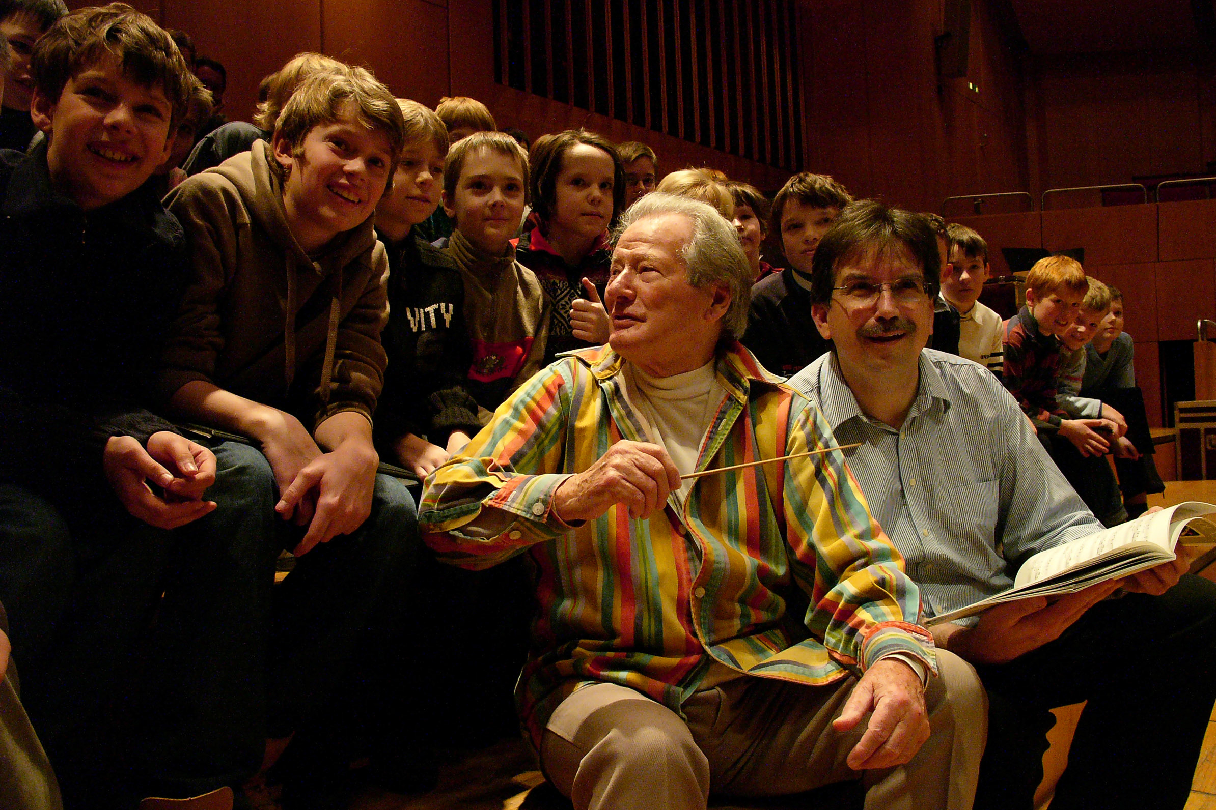 „Britische Weihnacht“ von Benjamin Britten in der Philharmonie am Gasteig in München Gasteig unter der Leitung von Sir Neville Marriner, 2005.